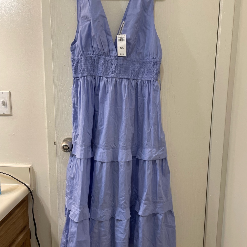 Abercrombie & Fitch Lavender Midi Dress
